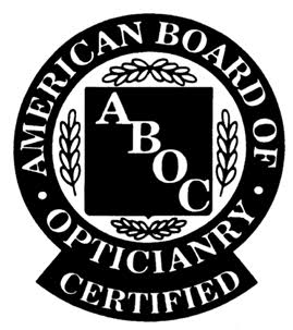 American Board of Opticianry Certified seal