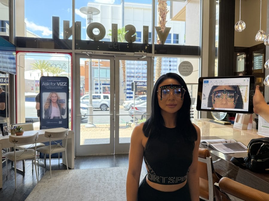 The VISION storefront where insurance plans are verified