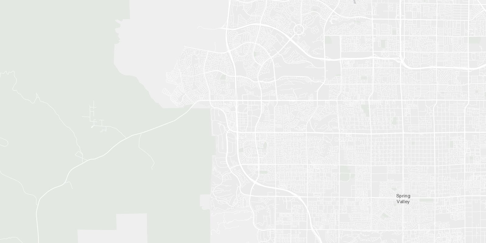Street map of the drive from Henderson to Vision by Amel at Festival Plaza, Downtown Summerlin